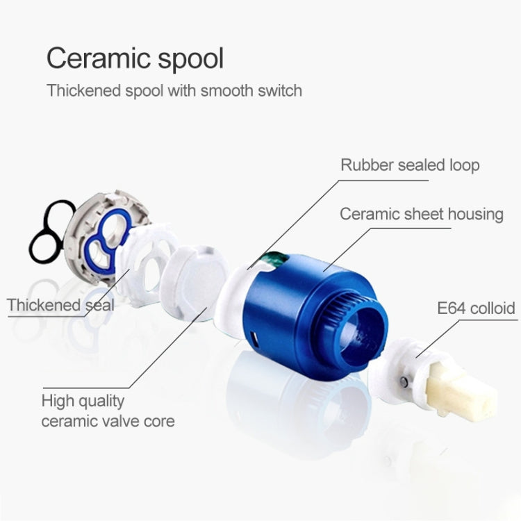 KE6024 Multifunctional Spring Drawing Cold Hot Mixing Water Nozzle Water Filter Adapter Water Purifier Saving Tap - Faucets & Accessories by buy2fix | Online Shopping UK | buy2fix