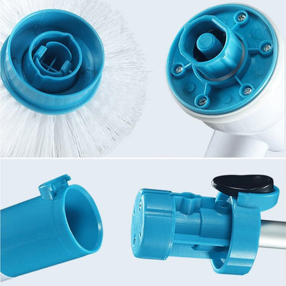 Multi-function Tub and Tile Scrubber Cordless Power Spin Scrubber Power Cleaning Brush Set for Bathroom Floor Wall, US Plug - Cleaning Tools by buy2fix | Online Shopping UK | buy2fix