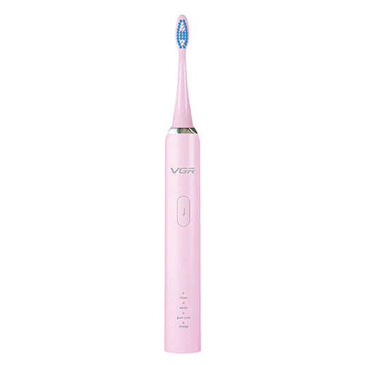 VGR V-805 IPX7 USB Magnetic Suspension Sonic Shock Toothbrush with Memory Function(Pink) - Toothbrushes by VGR | Online Shopping UK | buy2fix