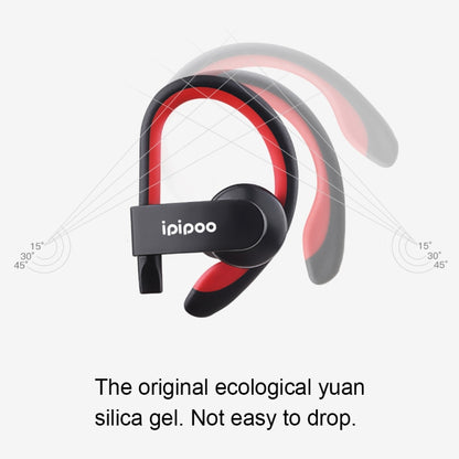 ipipoo iL98BL Ear-hung Bluetooth Headset(Blue) - Neck-mounted Earphone by ipipoo | Online Shopping UK | buy2fix