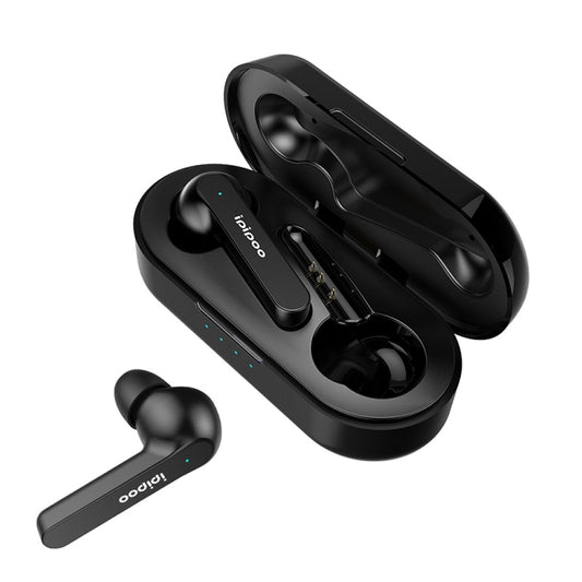 ipipoo TP-2 TWS Bluetooth V5.0 Headset(Black) - TWS Earphone by ipipoo | Online Shopping UK | buy2fix