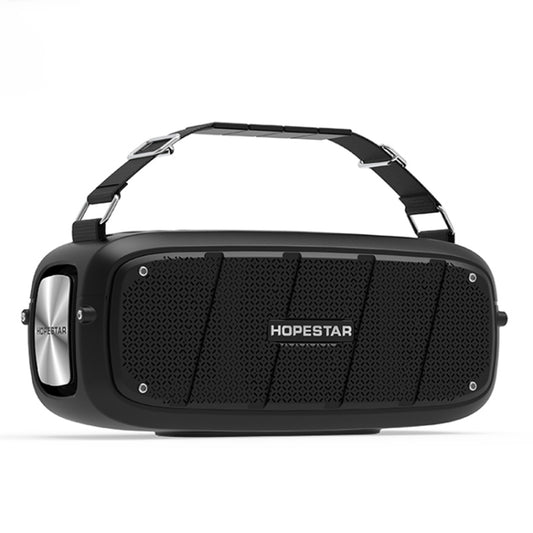 HOPESTAR A20 TWS Portable Outdoor Waterproof Subwoofer Bluetooth Speaker, Support Power Bank & Hands-free Call & U Disk & TF Card & 3.5mm AUX(Black) - Desktop Speaker by HOPESTAR | Online Shopping UK | buy2fix