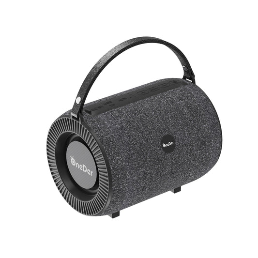 Oneder V3 Outdoor Hand-held Wireless Bluetooth Speaker, Support Hands-free & FM & TF Card & AUX & USB Drive (Black) - Desktop Speaker by OneDer | Online Shopping UK | buy2fix