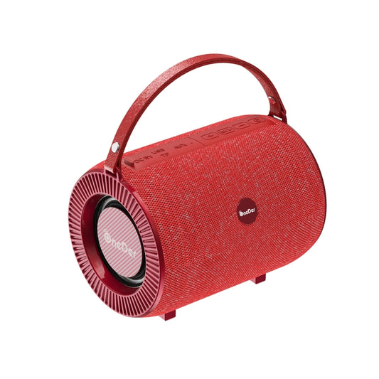 Oneder V3 Outdoor Hand-held Wireless Bluetooth Speaker, Support Hands-free & FM & TF Card & AUX & USB Drive (Red) - Desktop Speaker by OneDer | Online Shopping UK | buy2fix