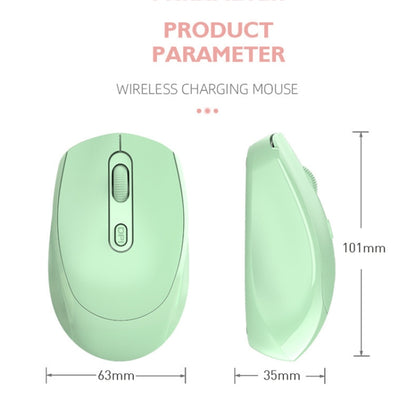 M107 4-buttons 1600 DPI 2.4GHz Wireless Rechargeable Mouse (Blue) - Wireless Mice by buy2fix | Online Shopping UK | buy2fix