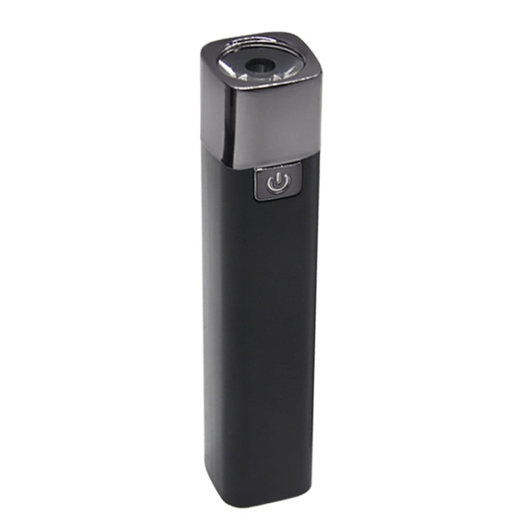 Mini Portable Lipstick Style Rechargeable LED Flashlight (Black) - Mini Flashlight by buy2fix | Online Shopping UK | buy2fix