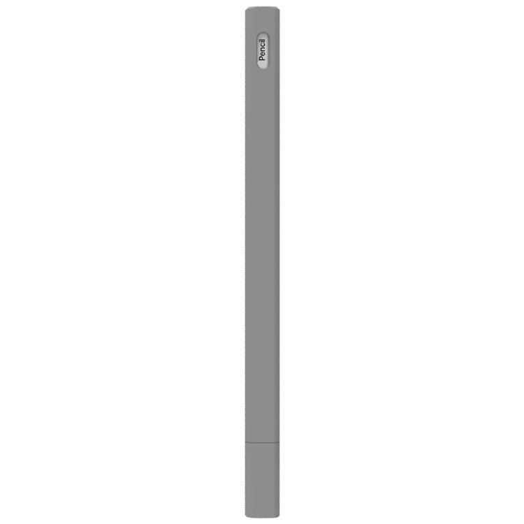 LOVE MEI For Apple Pencil 2 Triangle Shape Stylus Pen Silicone Protective Case Cover(Grey) - Pencil Accessories by LOVE MEI | Online Shopping UK | buy2fix