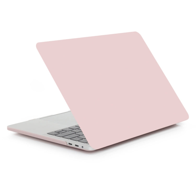 Laptop Frosted Style PC Protective Case for MacBook Pro 15.4 inch A1990 (2018)(Light Pink) - MacBook Pro Cases by buy2fix | Online Shopping UK | buy2fix