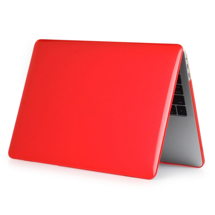 Laptop Crystal Style PC Protective Case for MacBook Pro 13.3 inch A1989 (2018) / A2159 / A2251 / A2289 / A2338(Red) - MacBook Pro Cases by buy2fix | Online Shopping UK | buy2fix