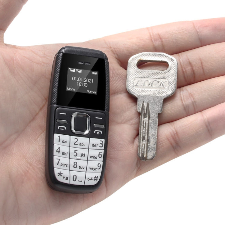 Mini BM200 Mobile Phone, 0.66 inch, MT6261D, 21 Keys, Bluetooth, MP3 Music, Dual SIM, Network: 2G (Black) - Others by buy2fix | Online Shopping UK | buy2fix