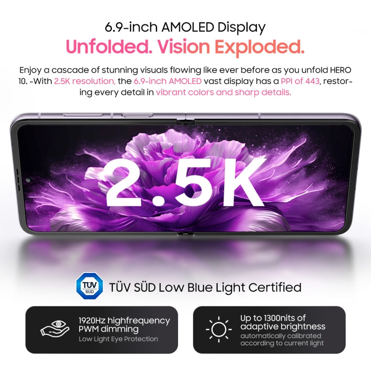 [HK Warehouse] Blackview HER0 10, 12GB+256GB, 6.9 inch Android 13 MTK6789 Helio G99 Octa Core, Network: 4G, NFC, OTG (Black) - Blackview by Blackview | Online Shopping UK | buy2fix