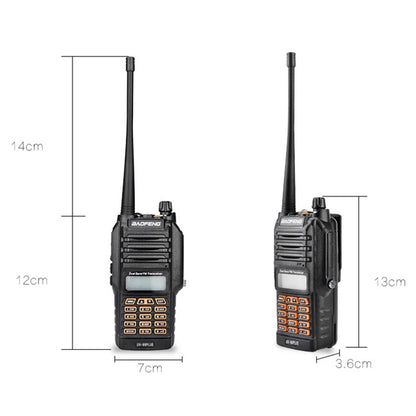 BaoFeng BF-UV9Rplus 8W Waterproof Dual Band Radio Handheld Antenna Walkie Talkie, EU Plug - Handheld Walkie Talkie by BAOFENG | Online Shopping UK | buy2fix