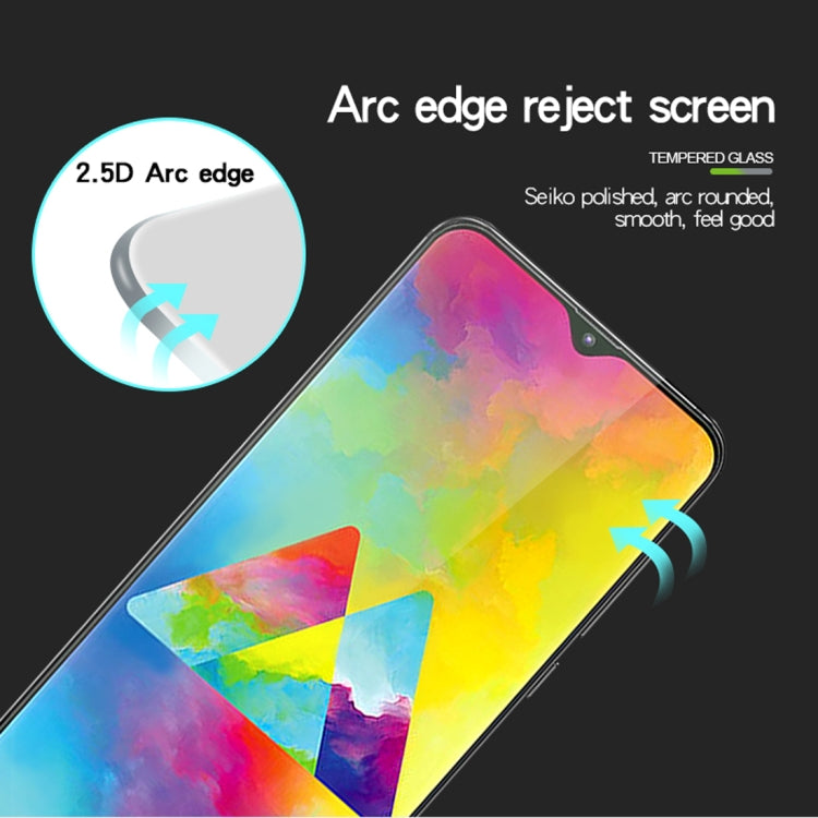 PINWUYO 9H 2.5D Full Screen Tempered Glass Film for Galaxy M20 (Black) - Galaxy Tempered Glass by PINWUYO | Online Shopping UK | buy2fix