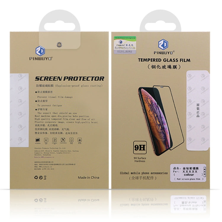 PINWUYO 9H 2.5D Full Screen Tempered Glass Film for Galaxy M20 (Black) - Galaxy Tempered Glass by PINWUYO | Online Shopping UK | buy2fix