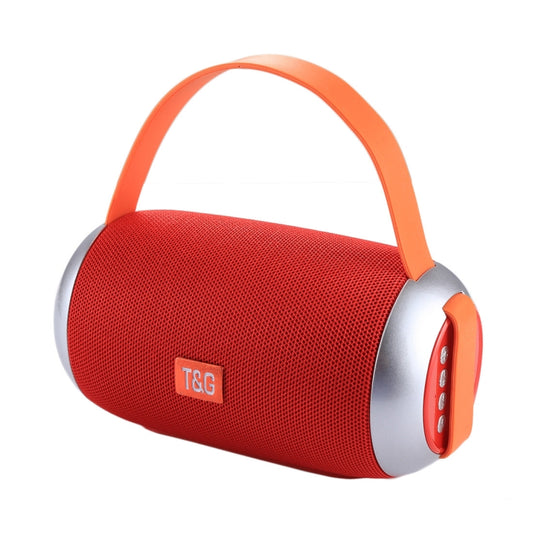 T&G TG112 Portable Bluetooth Speaker, with Mic & FM Radio Function, Support Hands-free & TF Card & U Disk Play(Red) - Desktop Speaker by T&G | Online Shopping UK | buy2fix