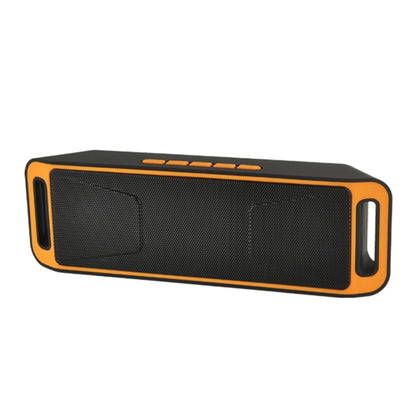 SC208 Multifunctional Card Music Playback Bluetooth Speaker, Support Handfree Call & TF Card & U-disk & AUX Audio & FM Function(Orange) - Desktop Speaker by buy2fix | Online Shopping UK | buy2fix