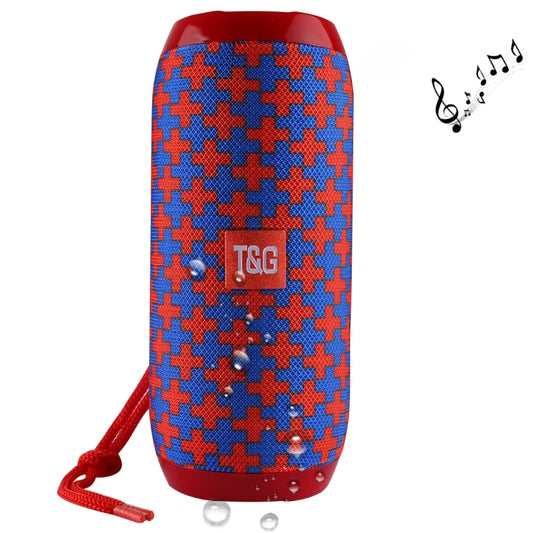 T&G TG117 Portable Bluetooth Stereo Speaker, with Built-in MIC, Support Hands-free Calls & TF Card & AUX IN & FM, Bluetooth Distance: 10m(Red) - Desktop Speaker by T&G | Online Shopping UK | buy2fix