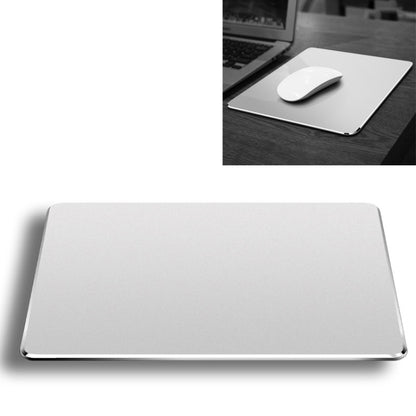 Aluminum Alloy Double-sided Non-slip Mat Desk Mouse Pad, Size : L(Silver) - Mouse Pads by buy2fix | Online Shopping UK | buy2fix