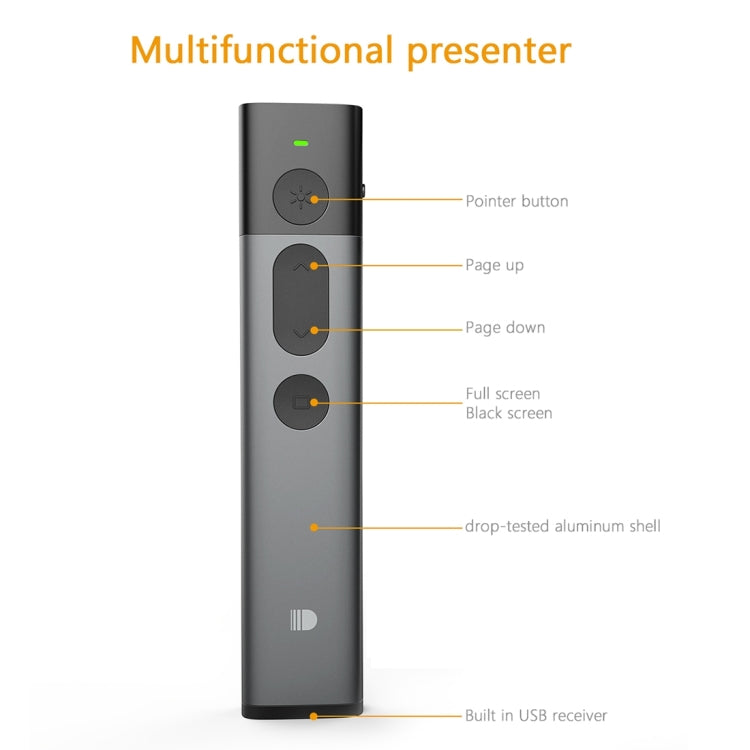 DOOSL DSIT036 Red Laser Pointer 2.4GHz Wireless Presenter PowerPoint Clicker -  by DOOSL | Online Shopping UK | buy2fix