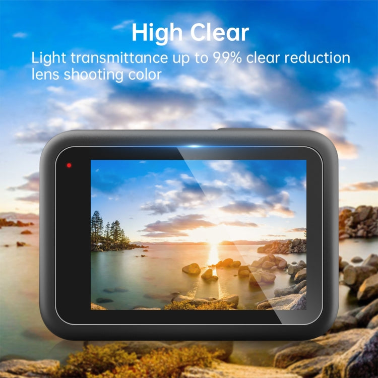 For GoPro HERO13 Black PULUZ 3 in 1 Lens and Front  Back Screen 9H 2.5D Tempered Glass Film (Transparent) - Protective Film by PULUZ | Online Shopping UK | buy2fix