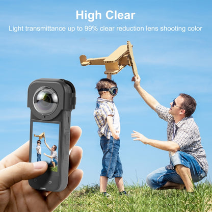 For Insta360 X4 PULUZ Optical Glass Lens Guard Protective Cover - Len Accessories by PULUZ | Online Shopping UK | buy2fix