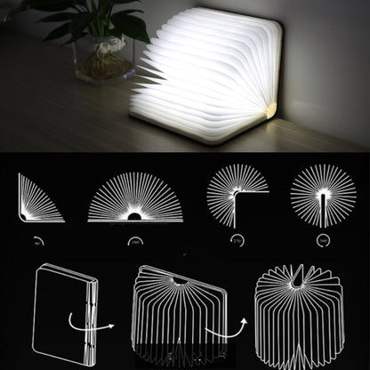 Creative LED Flip Origami Book Lamp Nightlights, Warm White Light + White Light, FS-LED01 500 lumens - Night Lights by buy2fix | Online Shopping UK | buy2fix