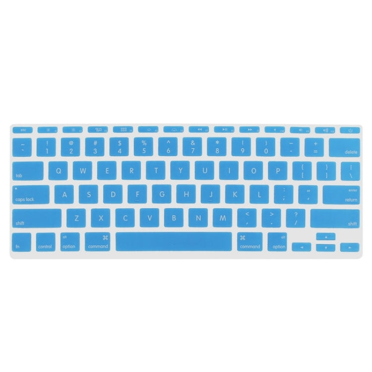 ENKAY for MacBook Air 11.6 inch (US Version) / A1370 / A1465 4 in 1 Frosted Hard Shell Plastic Protective Case with Screen Protector & Keyboard Guard & Anti-dust Plugs(Blue) - MacBook Air Cases by ENKAY | Online Shopping UK | buy2fix