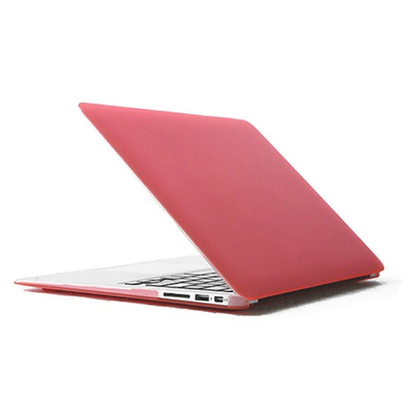 ENKAY for MacBook Air 13.3 inch (US Version) 4 in 1 Frosted Hard Shell Plastic Protective Case with Screen Protector & Keyboard Guard & Anti-dust Plugs(Pink) - MacBook Air Cases by ENKAY | Online Shopping UK | buy2fix