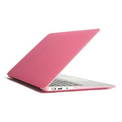 ENKAY for MacBook Air 13.3 inch (US Version) 4 in 1 Frosted Hard Shell Plastic Protective Case with Screen Protector & Keyboard Guard & Anti-dust Plugs(Pink) - MacBook Air Cases by ENKAY | Online Shopping UK | buy2fix