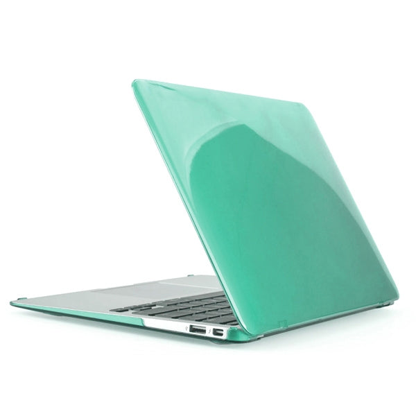 ENKAY for MacBook Air 11.6 inch (US Version) / A1370 / A1465 4 in 1 Crystal Hard Shell Plastic Protective Case with Screen Protector & Keyboard Guard & Anti-dust Plugs(Green) - MacBook Air Cases by ENKAY | Online Shopping UK | buy2fix