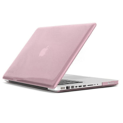 ENKAY for MacBook Pro 15.4 inch (US Version) / A1286 4 in 1 Crystal Hard Shell Plastic Protective Case with Screen Protector & Keyboard Guard & Anti-dust Plugs(Pink) - MacBook Pro Cases by ENKAY | Online Shopping UK | buy2fix