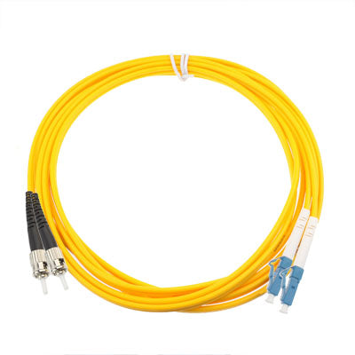 LC-ST Dual-Core Single Mode Fiber Optic Jumper,Length: 3m - Fiber Optic Jumper by buy2fix | Online Shopping UK | buy2fix