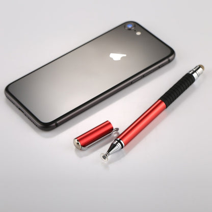 Universal 2 in 1 Multifunction Round Thin Tip Capacitive Touch Screen Stylus Pen, For iPhone, iPad, Samsung, and Other Capacitive Touch Screen Smartphones or Tablet PC(Red) - Stylus Pen by buy2fix | Online Shopping UK | buy2fix