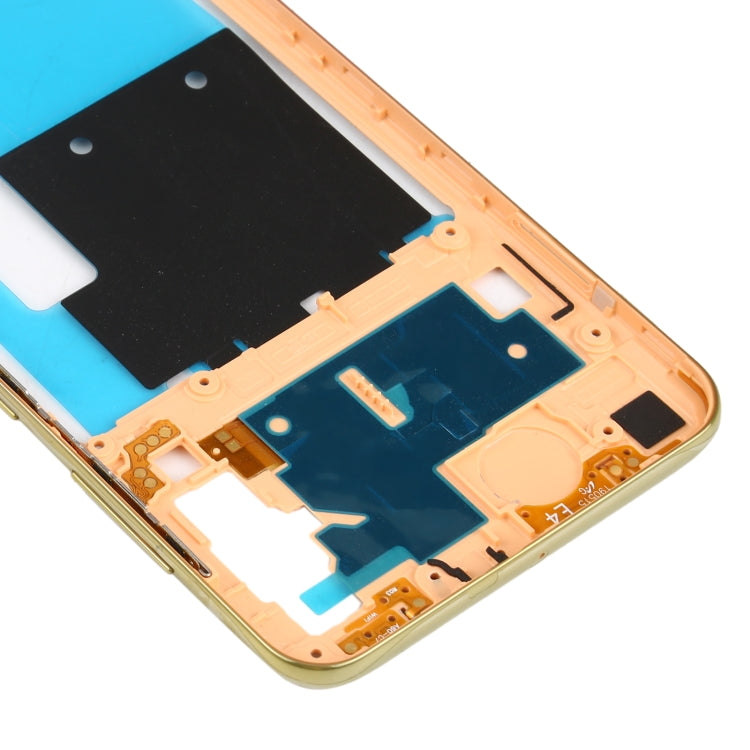 For Samsung Galaxy A60  Middle Frame Bezel Plate (Orange) - Galaxy A Series Parts by buy2fix | Online Shopping UK | buy2fix