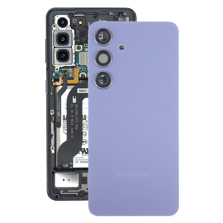 For Samsung Galaxy S24 SM-S921B OEM Battery Back Cover with Camera Lens Cover(Grey) - Back Cover by buy2fix | Online Shopping UK | buy2fix