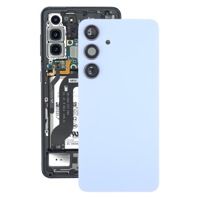 For Samsung Galaxy S24 SM-S921B OEM Battery Back Cover with Camera Lens Cover(Blue) - Back Cover by buy2fix | Online Shopping UK | buy2fix