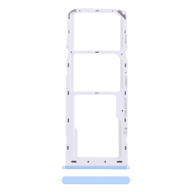 For TCL 30 SE / 30E / 305 / 306 Original SIM Card Tray + SIM Card Tray + Micro SD Card Tray (Baby Blue) - For TCL by buy2fix | Online Shopping UK | buy2fix