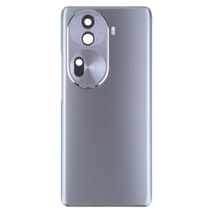For OPPO Reno11 5G Original Battery Back Cover with Camera Lens Cover(Grey) - Back Cover by buy2fix | Online Shopping UK | buy2fix
