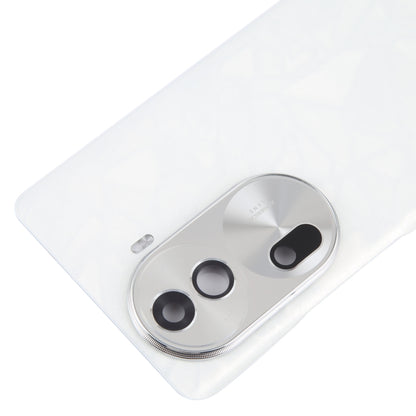 For OPPO Reno11 5G Original Battery Back Cover with Camera Lens Cover(White) - Back Cover by buy2fix | Online Shopping UK | buy2fix