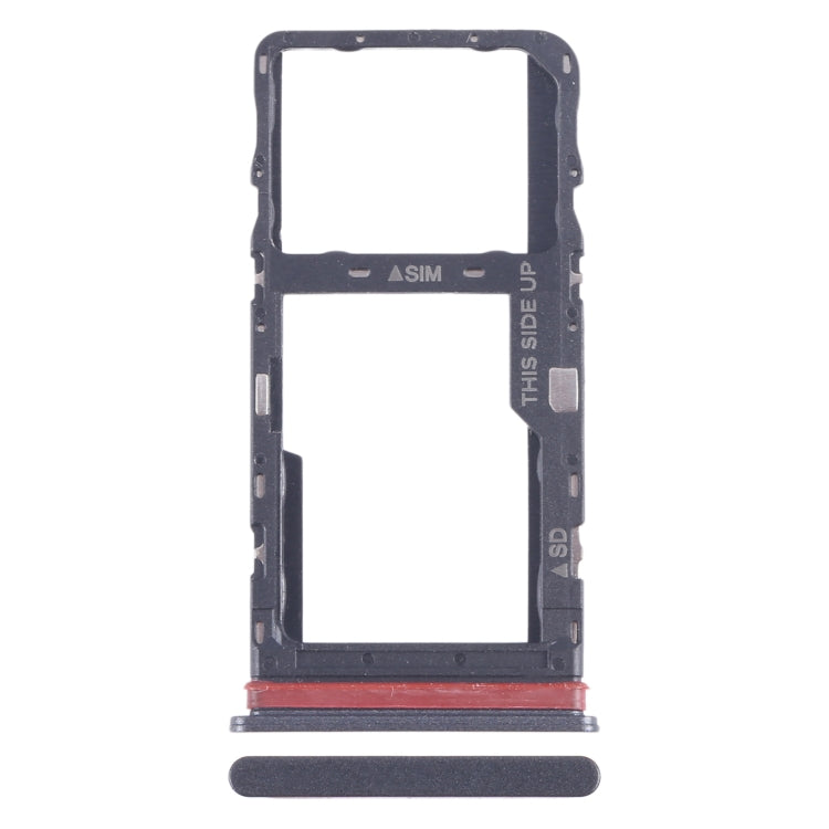 For TCL Stylus 5G T779W SIM Card Tray + Micro SD Card Tray (Black) - Card Tray by buy2fix | Online Shopping UK | buy2fix