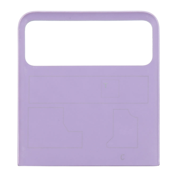 For Motorola Razr 40 Original Upper Part Battery Back Cover (Purple) - Back Cover by buy2fix | Online Shopping UK | buy2fix