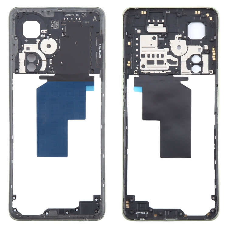 For OnePlus Nord CE 3 Lite Original Middle Frame Bezel Plate (Green) - Frame Bezel Plate by buy2fix | Online Shopping UK | buy2fix