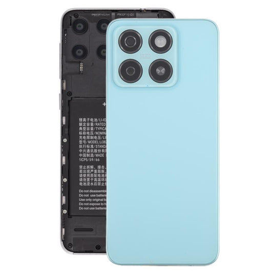 For ZTE Blade A55 Z2450 Battery Back Cover with Middle Frame / Camera Lens Cover(Green) - For ZTE by buy2fix | Online Shopping UK | buy2fix