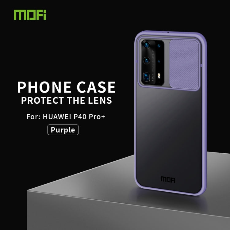 For Huawei P40 Pro+ MOFI Xing Dun Series PC + TPU Anti-peep Waterproof And Anti-drop All-inclusive Protective Shell, Translucent Frosted(Purple) - Huawei Cases by MOFI | Online Shopping UK | buy2fix