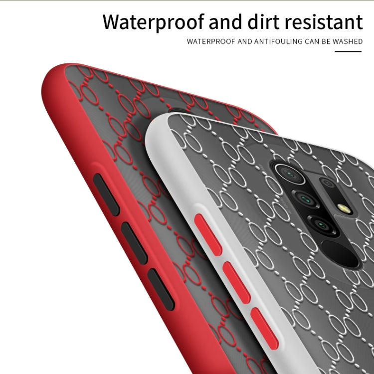 For Xiaomi Redmi 9 PINWUYO Series 2nd Generation PC + TPU Anti-drop All-inclusive Protective Shell Matte Back Cover(Red) - Xiaomi Cases by PINWUYO | Online Shopping UK | buy2fix