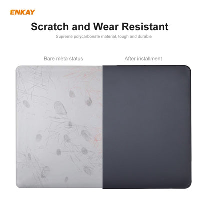 ENKAY 3 in 1 Matte Laptop Protective Case + EU Version TPU Keyboard Film + Anti-dust Plugs Set for MacBook Air 13.3 inch A1932 (2018)(Orange) - MacBook Air Cases by ENKAY | Online Shopping UK | buy2fix