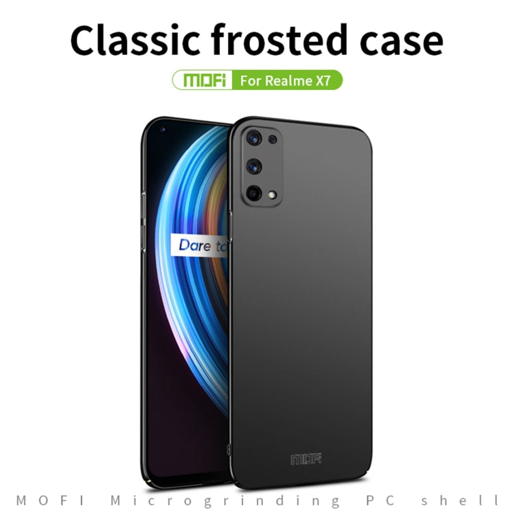 For OPPO Realme X7 MOFI Frosted PC Ultra-thin Hard Case(Gold) - Realme Cases by MOFI | Online Shopping UK | buy2fix