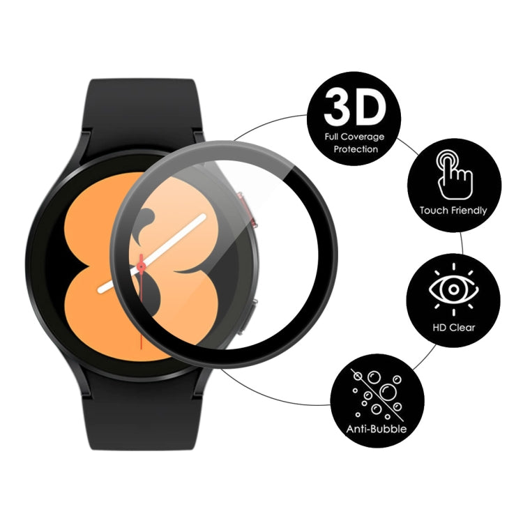 1 PCS For Samsung Galaxy Watch4 44mm ENKAY Hat-Prince 3D Full Coverage Soft PC Edge + PMMA HD Screen Protector Film - Screen Protector by ENKAY | Online Shopping UK | buy2fix