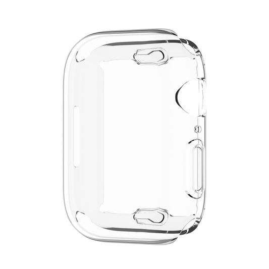 Shockproof TPU Full Protective Shell with Protective Film For Apple Watch Series 9 / 8 / 7 41mm(Transparent) - Watch Cases by buy2fix | Online Shopping UK | buy2fix