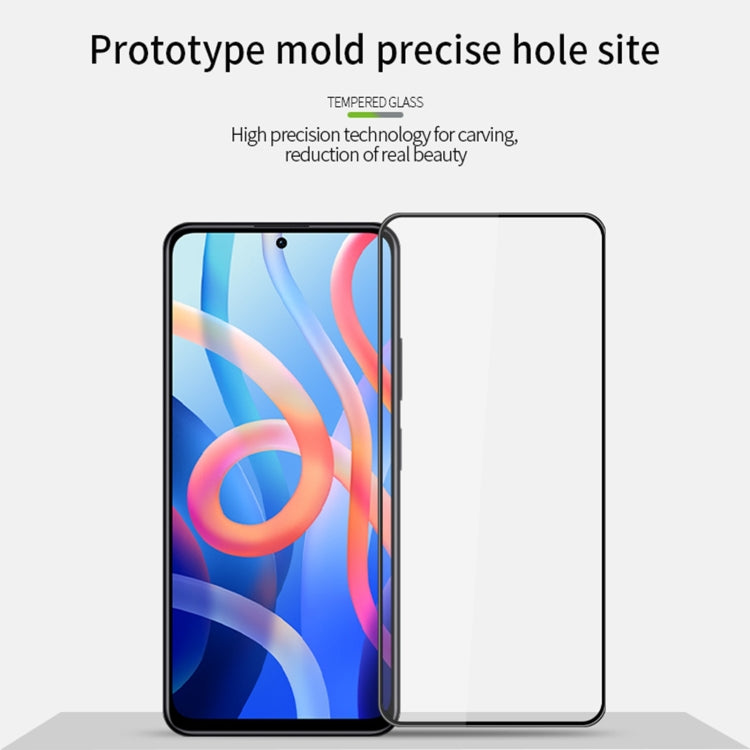 For Xiaomi Redmi Note 11 / Poco M4 Pro 5G MOFI 9H 3D Explosion-proof Curved Screen Tempered Glass Film(Black) -  by PINWUYO | Online Shopping UK | buy2fix